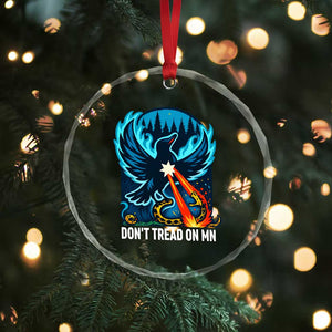 Don’t Tread on MN Minnesota Crystal Glass Ornament Rebel Loon Ice Out Resistance TS02 Print Your Wear