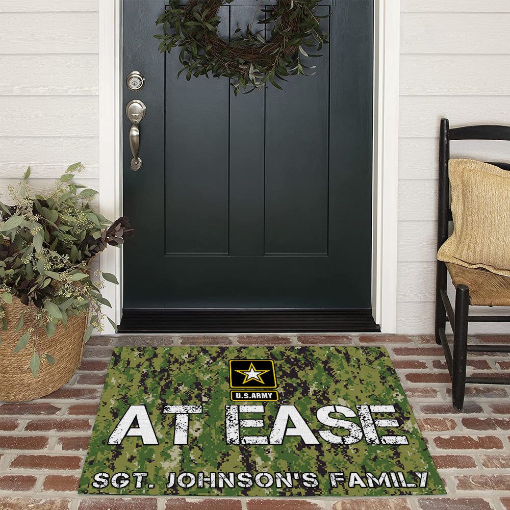 Personalized Veteran Doormat, Gift for Retired Veteran CTM Custom - Printyourwear