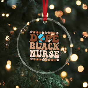 Dope Black Nurse Crystal Glass Ornament African American Black Nurse Gift TS12 Print Your Wear