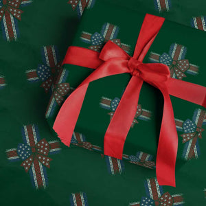 Dot Day Christian Wrapping Paper Roll Patriotic Polka Dot Cross