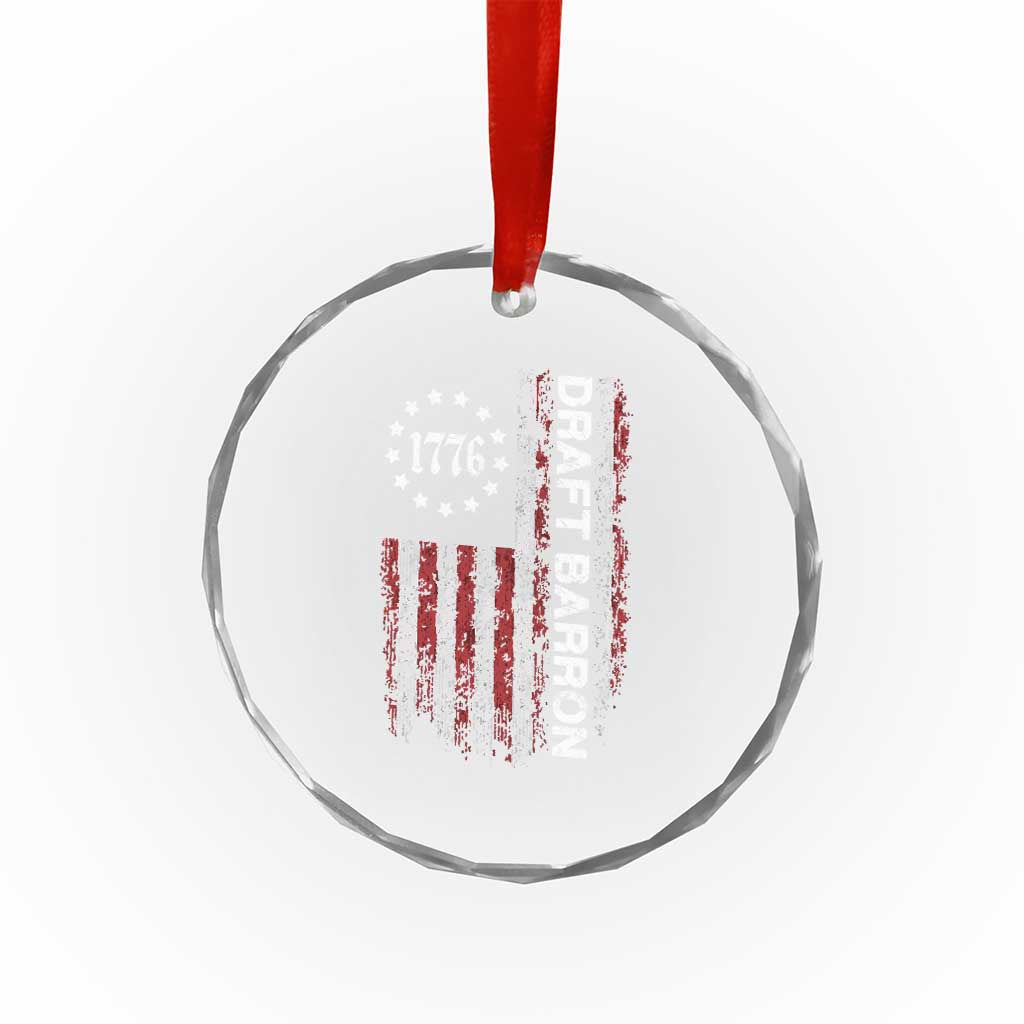Draft Barron Crystal Glass Ornament Anti War Send Barron Viral Internet Meme TS14 Print Your Wear