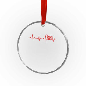 Drums Heartbeat Crystal Glass Ornament Drummer Percussionist TS10 Print Your Wear