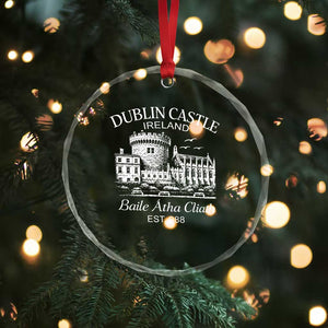 Dublin Castle Ireland Crystal Glass Ornament Baile Atha Cliath Ireland Travel Souvenir TS11 Print Your Wear