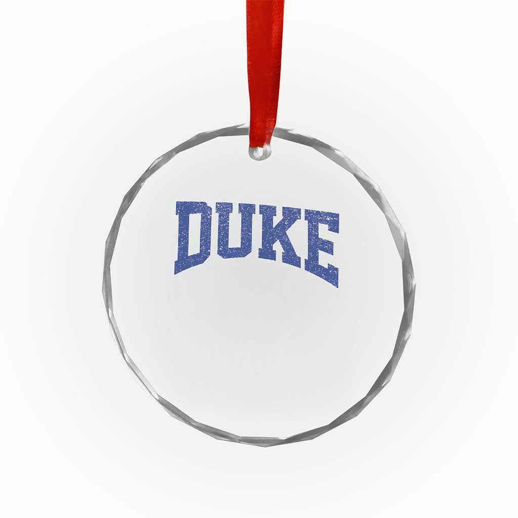 Duke Bold Script Name Sports Fans Crystal Glass Ornament TS11 Print Your Wear