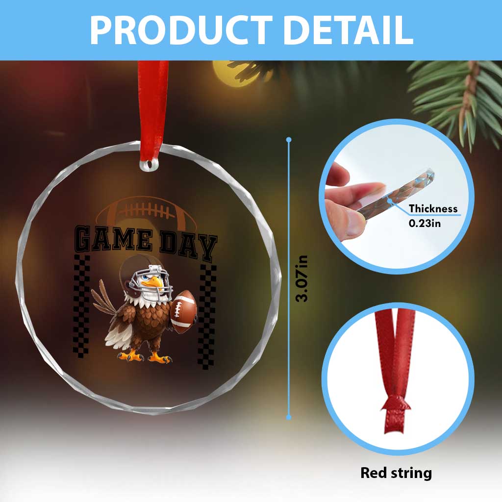 Funny EFF Game Day Humor Gift Crystal Glass Ornament TS12 Print Your Wear