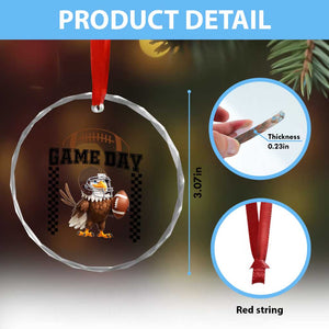 Funny EFF Game Day Humor Gift Crystal Glass Ornament TS12 Print Your Wear