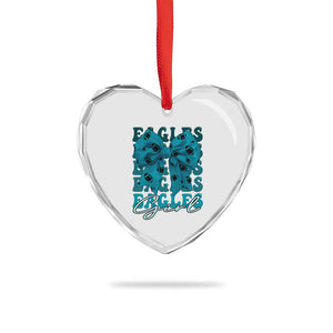 Eagle Girls Heart Crystal Glass Ornament Midnight Green Coquette Bow Retro Vintage TS02 Print Your Wear