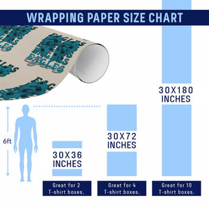 Eagle Girls Coquette Bow Retro Vintage Wrapping Paper Roll TS02 Print Your Wear