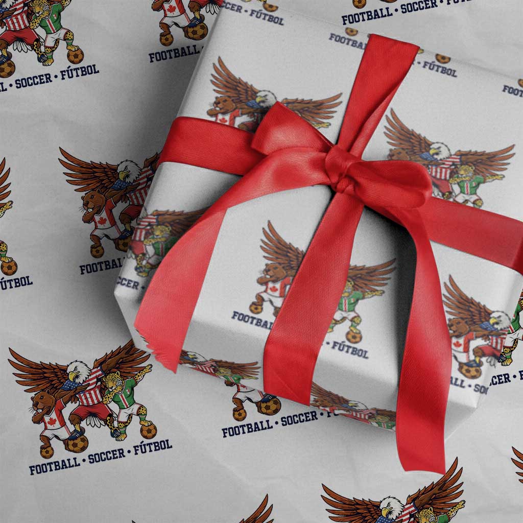 Eagle Jaguar Beaver 2026 Football Wrapping Paper Roll Supporters Gift Idea TS12 White Print Your Wear