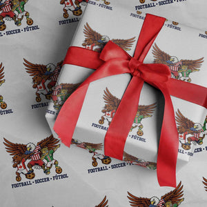 Eagle Jaguar Beaver 2026 Football Wrapping Paper Roll Supporters Gift Idea TS12 White Print Your Wear