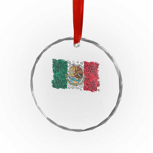 Eagle Mexican Flag Crystal Glass Ornament Aztecs Mexico Heritage Roots TS10 Print Your Wear