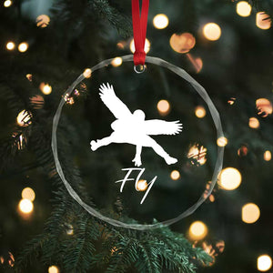 Eagles Fly Crystal Glass Ornament Philadelphia Birds Spirit - Print Your Wear
