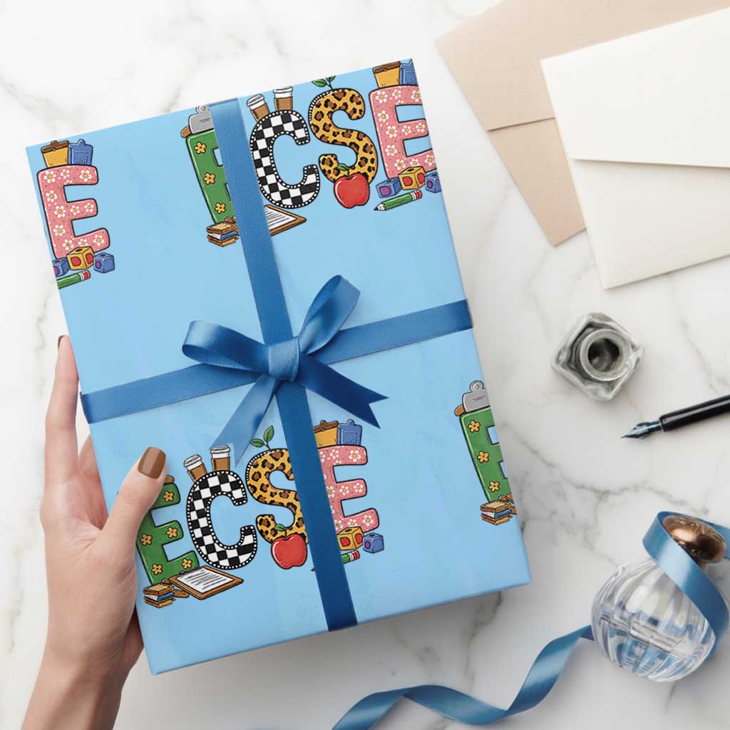 Early Childhood Special Education Teacher Wrapping Paper Roll ECSE Life