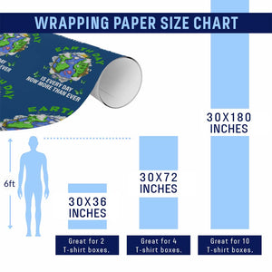 Earth Day Is Every Day Wrapping Paper Roll Now More Than Ever TS02 Print Your Wear