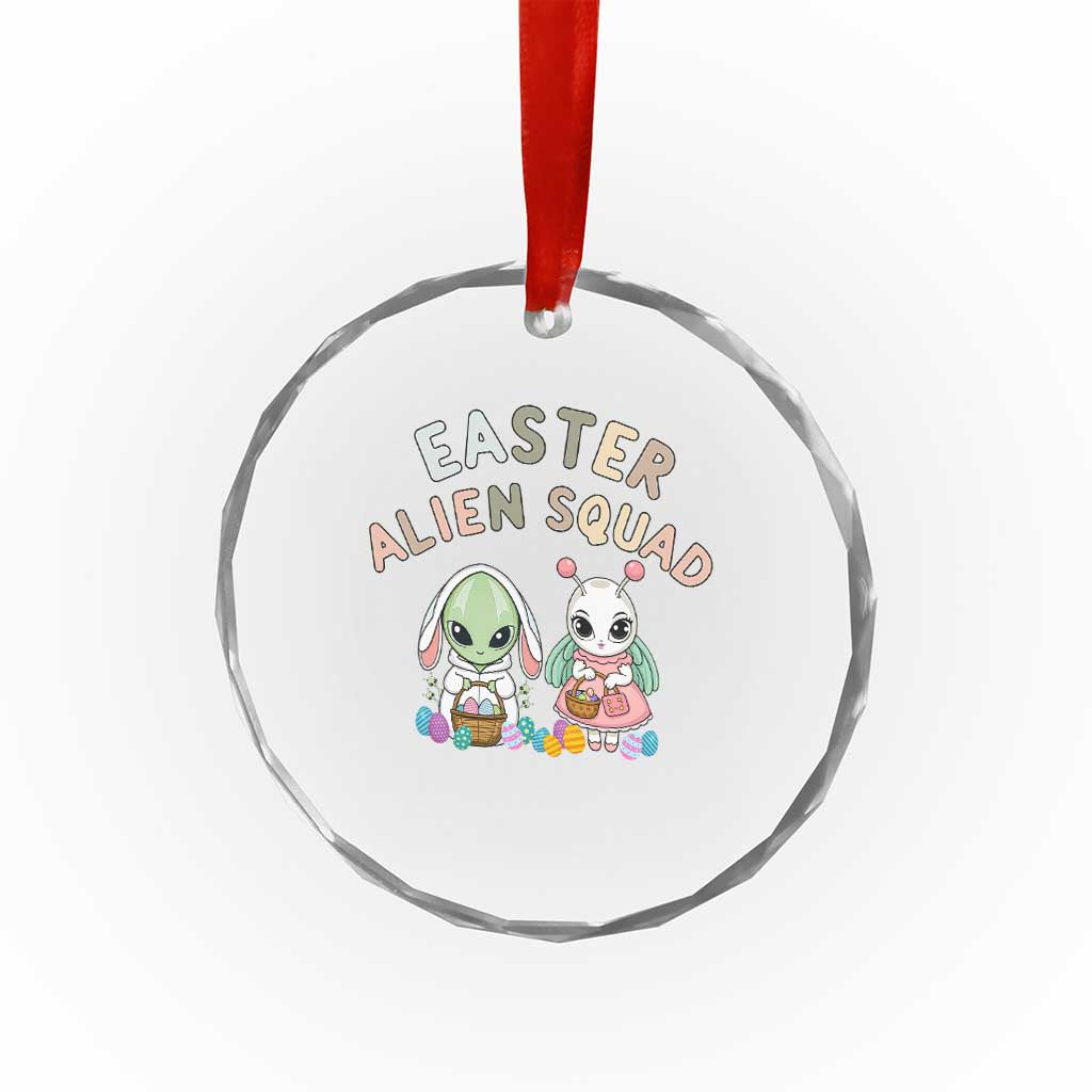 Easter Alien Squad Crystal Glass Ornament Funny UFO Lover Gift TS12 Print Your Wear
