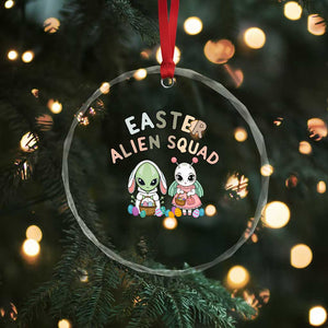 Easter Alien Squad Crystal Glass Ornament Funny UFO Lover Gift TS12 Print Your Wear