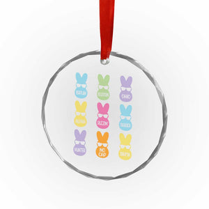 Easter Bruh Crystal Glass Ornament Gen Alpha Slang Skibidi Rizz Cute Bunny TS10 Print Your Wear