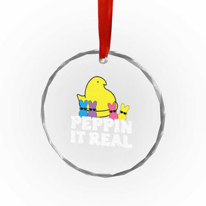 Easter Bunny Crystal Glass Ornament Peepin It Real Rabbit Candy Easter TS10 Print Your Wear