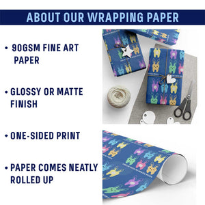 Easter Dentist Wrapping Paper Roll Chilling With My Dental Peeps Bunny TS10 Print Your Wear