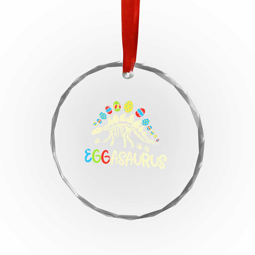 Easter Dinosaur Crystal Glass Ornament Kids Eggasaurus Easter Stegosaurus Dino Toddler Boys TS10 Print Your Wear