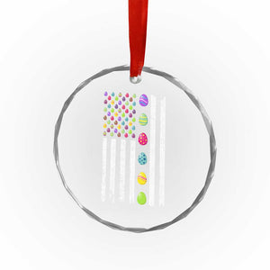 Easter Eggs American Flag Patriotic Crystal Glass Ornament Happy Easter Day TS02 Print Your Wear