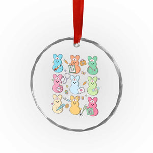 Easter Nurse Bunny Crystal Glass Ornament Funny Nursing Easter Spring Nurse Gift TS10 Print Your Wear