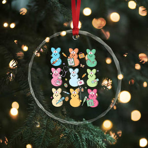 Easter Nurse Bunny Crystal Glass Ornament Funny Nursing Easter Spring Nurse Gift TS10 Print Your Wear