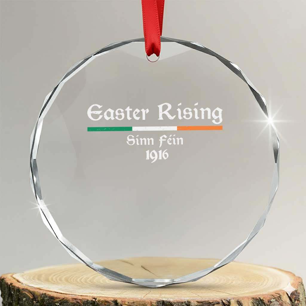 Easter Rising Sinn Fein 1916 Crystal Glass Ornament Irish War Of Independence TS11 Transparent Glass 3'' Circle Print Your Wear