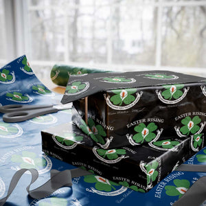 Easter Rising Wrapping Paper Roll Ireland Unfree Will Never Be At Peace 1916 Irish Rebellions TS11 Black Print Your Wear