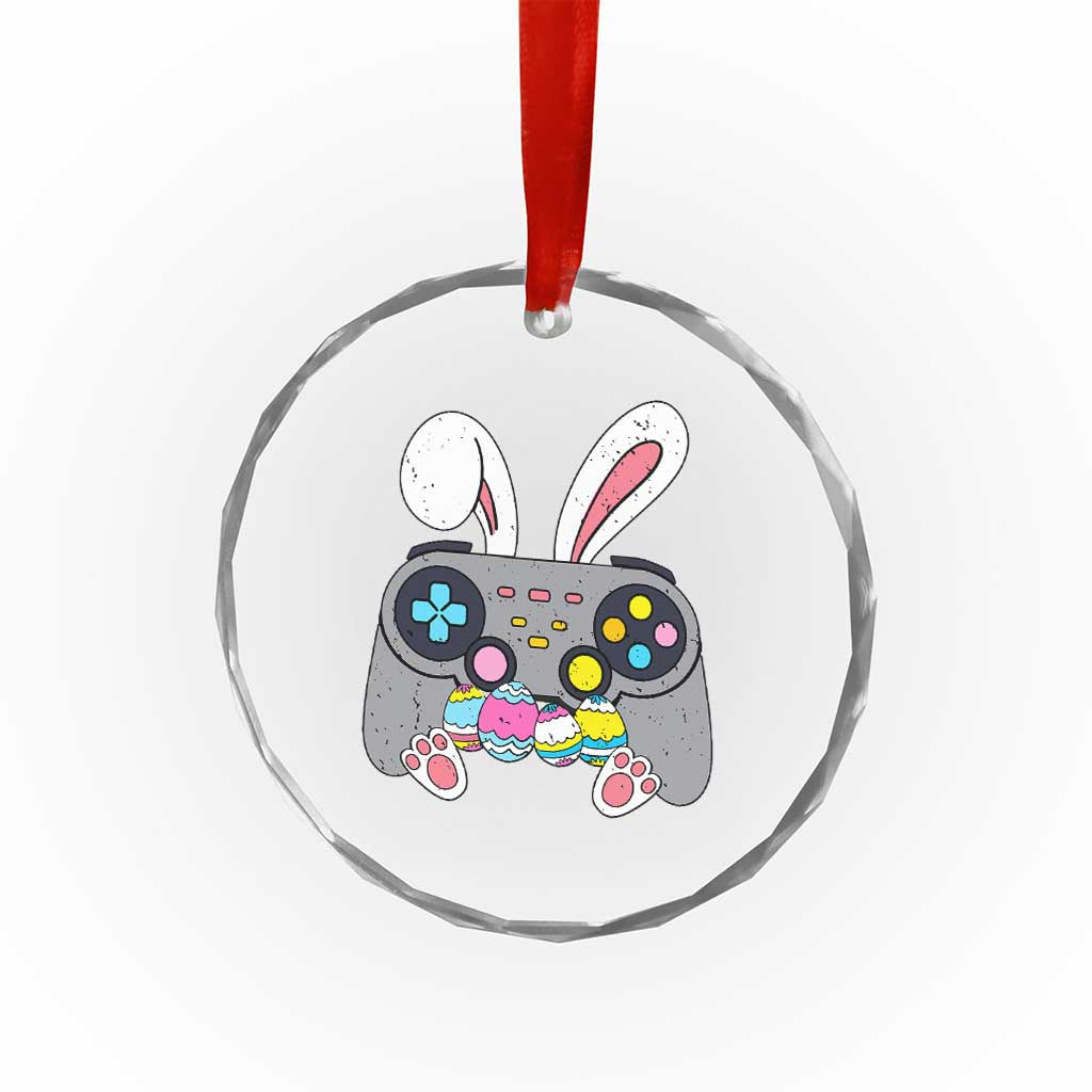Easter Video Game Crystal Glass Ornament Bunny Eggs Gaming Gamer TS10 Print Your Wear