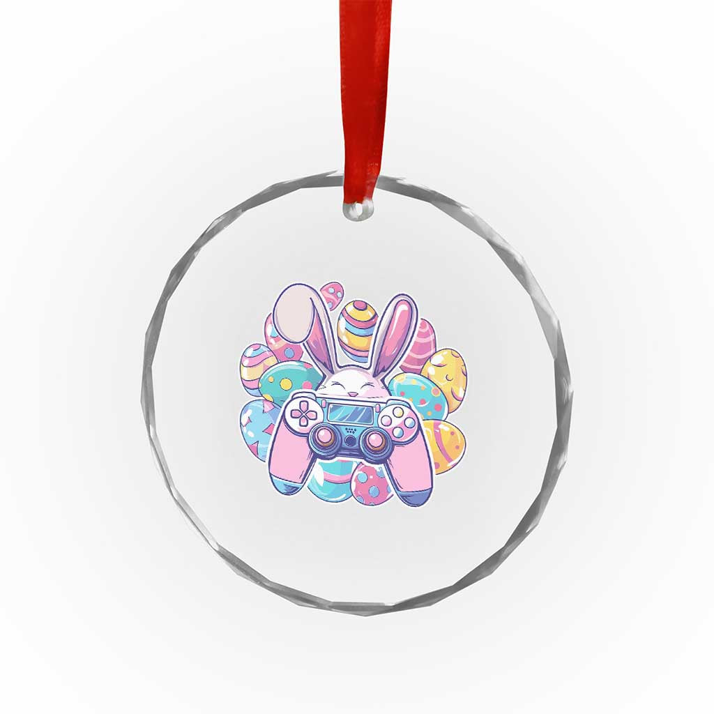 Easter Video Game Crystal Glass Ornament Cute Bunny Eggs Gaming Gamer TS10 Print Your Wear