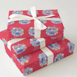 Easter Video Game Wrapping Paper Roll Cute Bunny Eggs Gaming Gamer TS10 Red Print Your Wear