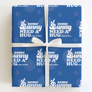 Easter Wrapping Paper Roll Funny Adult Humor Inappropriate Drinking Gift TS10 Royal Blue Print Your Wear