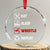 Eat Sleep Wrestle Repeat Crystal Glass Ornament Funny Wrestling Gym TS10 Transparent Glass 3'' Circle Print Your Wear