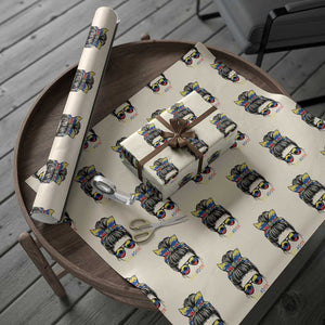 Ecuador Soccer Wrapping Paper Roll Chica Ecuatoriana Pride Game Day Gift