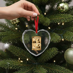 Education Must Teach Life W E B Du Bois Quote Heart Crystal Glass Ornament TS12 Print Your Wear