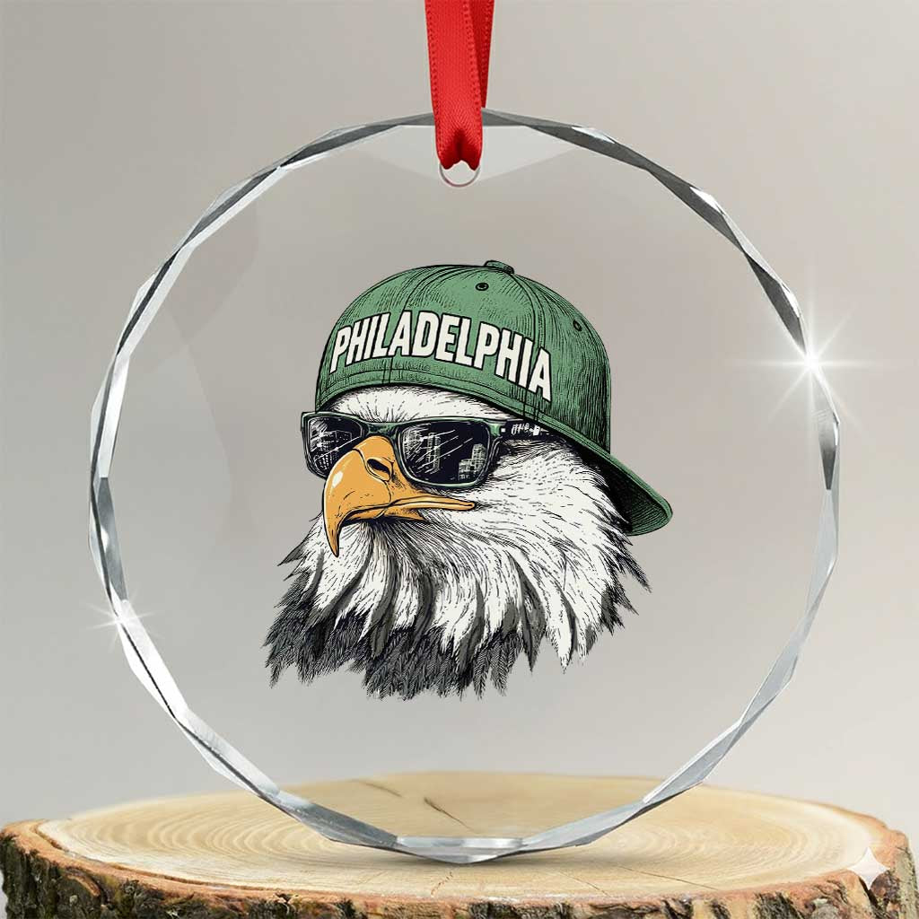 EF Game Day Crystal Glass Ornament Retro Sports Fan TS10 Transparent Glass 3'' Circle Print Your Wear
