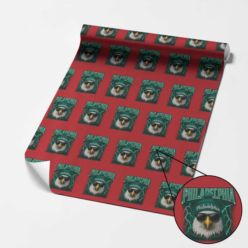EF Game Day Wrapping Paper Roll Retro Bootleg Sports Fan TS10 Red Print Your Wear