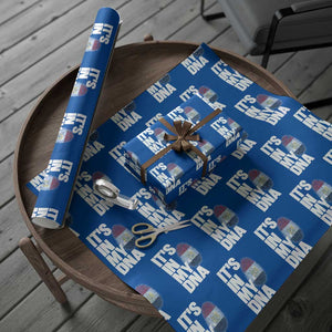 Egypt It's In My DNA Flag Fingerprint Graphic Wrapping Paper Roll Egyptian Heritage Pride Roots TS02 Blue Print Your Wear