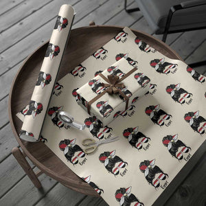 Egyptian Flag Messy Bun Girl Wrapping Paper Roll Patriotic Egypt Women TS02 Beige Print Your Wear