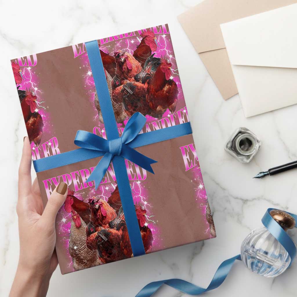 Embarrassing Adult Humor Experienced Cock Handler Inappropriate Wrapping Paper Roll TS10 Mocha Print Your Wear