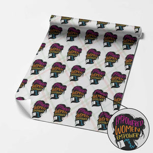 Empowered Women Empower Women Wrapping Paper Roll TS02 Christmas Plaid Print Your Wear