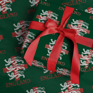 England Three Lions Symbol English Pride Souvenir Wrapping Paper Roll