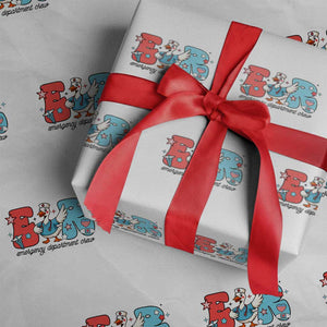 ER Nurse Silly Goose Wrapping Paper Roll Funny Emergency Department TS14 White Print Your Wear