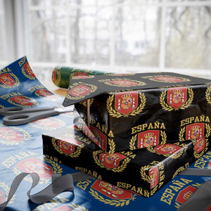 Espana Escudo Retro Spain Coat of Arms Español Wrapping Paper Roll