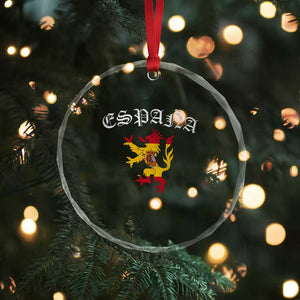 Espana Spain Lion Spanish Flag Spaniard Pride Crystal Glass Ornament TS14 Print Your Wear