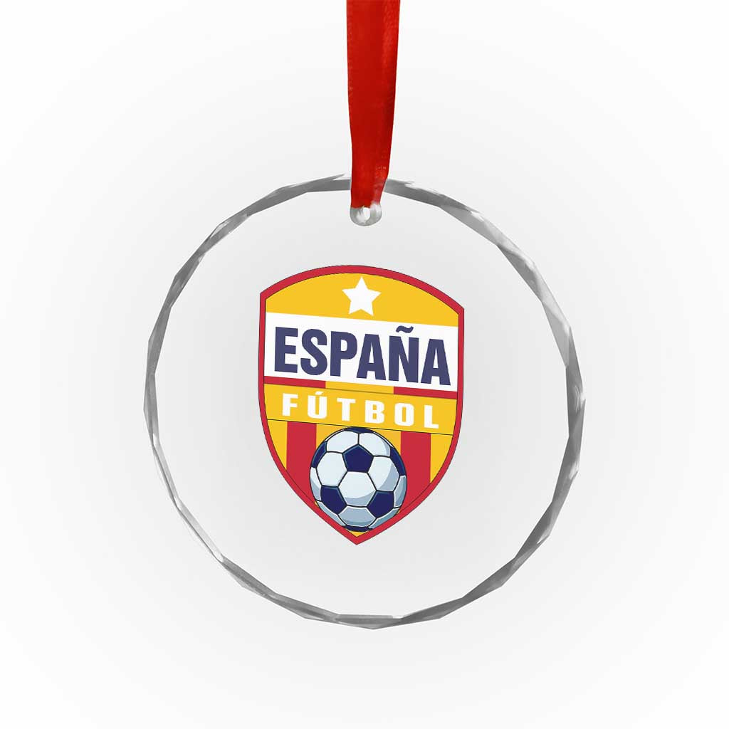 Espana Spain Soccer Football Fan Spanish Flag Crystal Glass Ornament TS14 Print Your Wear