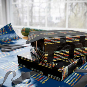 Everything Is Fine Trust Your Government Wrapping Paper Roll Retro Political Statement TS11 Black Print Your Wear