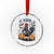 F Caw F Halloween Chicken Skeleton Crystal Glass Ornament Spooky Funny Rooster Meme TS02 Transparent Glass 3'' Circle Print Your Wear