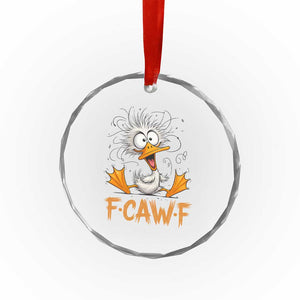 F Quack F Duck Lover Crystal Glass Ornament Funny Farm Gift TS12 Print Your Wear